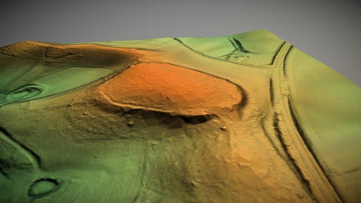 Haffield Camp, Herefordshire (UK) – Free 3D Model STL