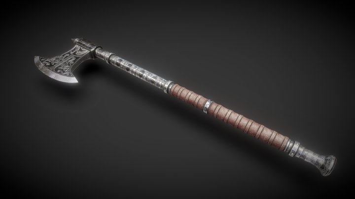 Norse Axe 3D Model
