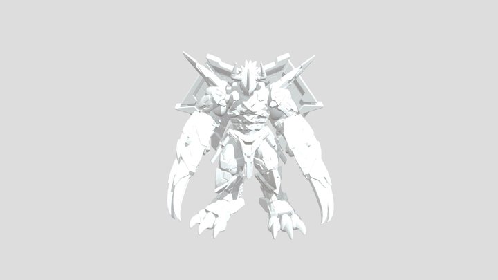 Amplified Wargreymon 3D Model