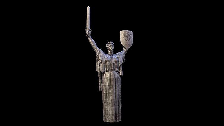 Motherland Monument Kiev – Free 3D Model STL