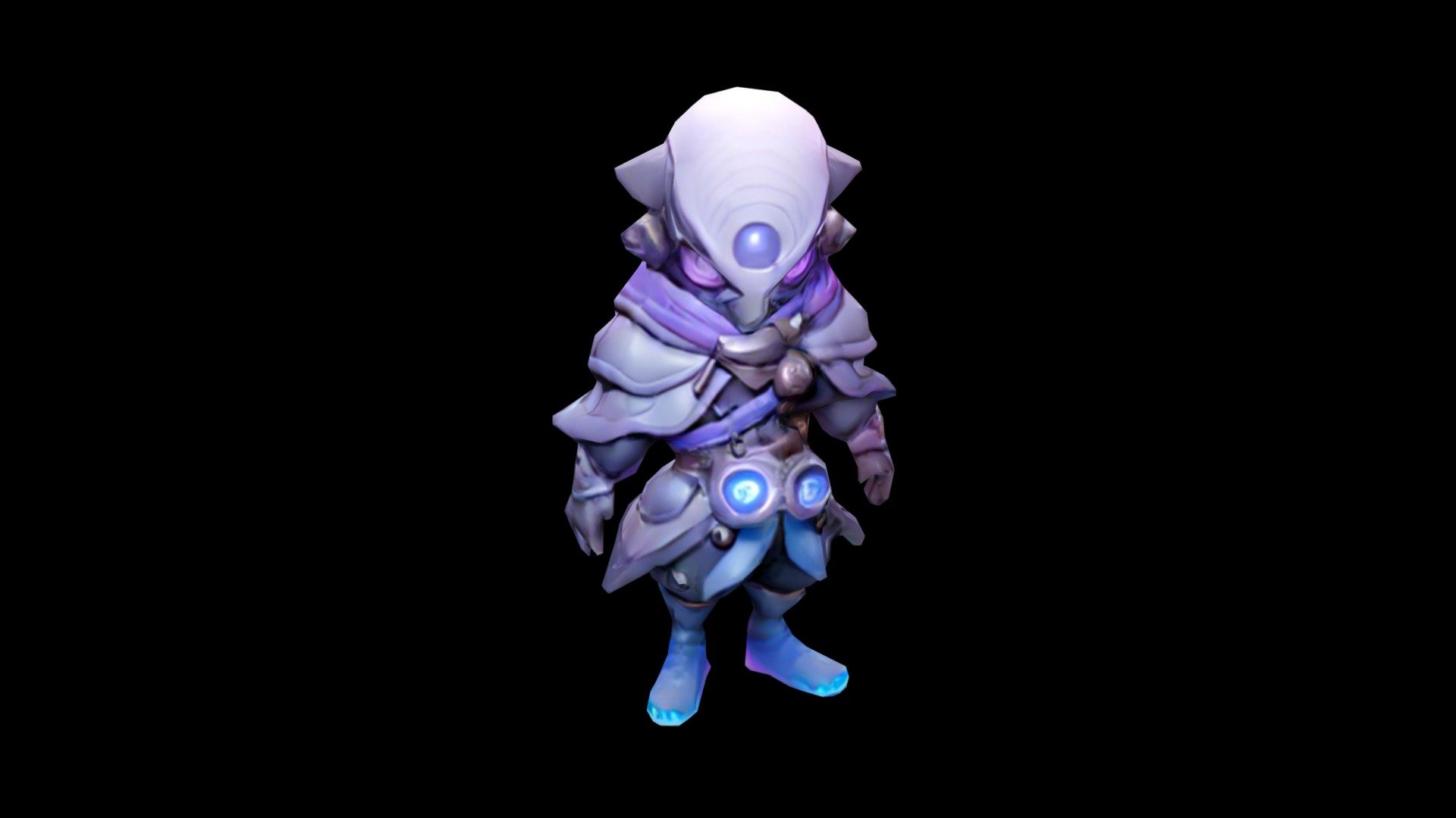 An Animated Alien Like Character With A Large Gr Download Free 3d An Animated Alien Like Character With A Large Gr Download Free 3d