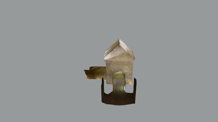 Inside the pyramid of Unas - Saqqara - Egypt 3D Model