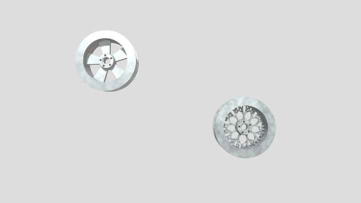 Wheel Rims 3D Model