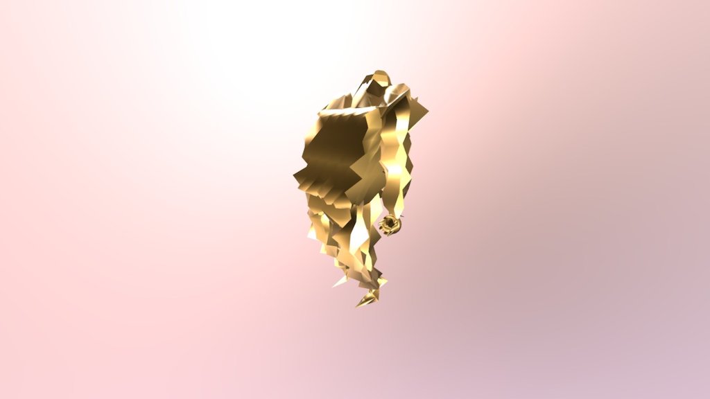 Armored Library Man Low Poly
