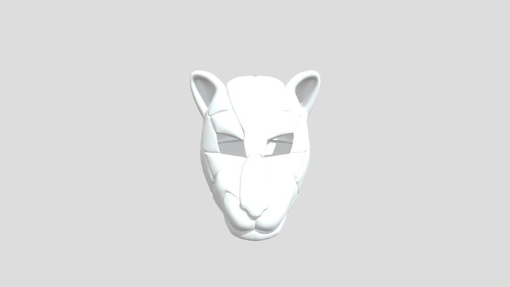 Robo Jaguar Helmet 3D Model