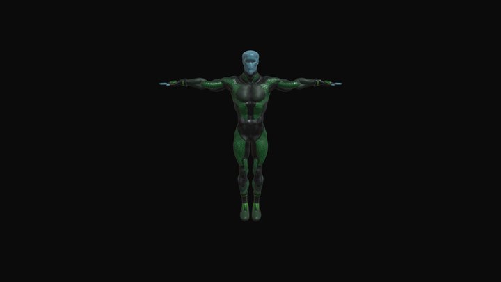 Alien Suit for iclone Character Creator 3D Model