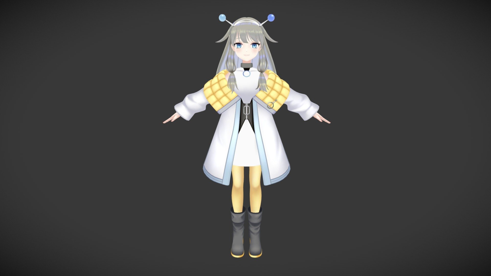 Eve VTuber - 3D model by Friendly_Kot [c48fe99] - Sketchfab