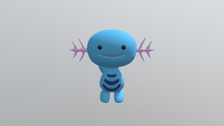 Wooper 3D Model