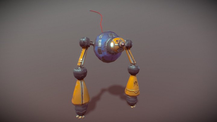 Ballbot robot - Worldskills passive 2019 3D Model