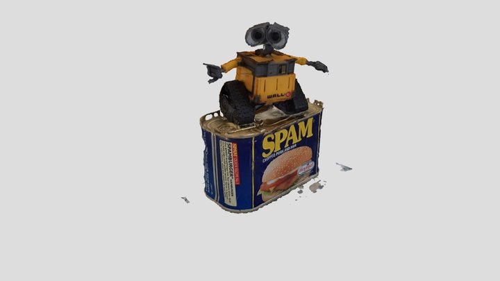 WALL·E + SPAM 3D Model