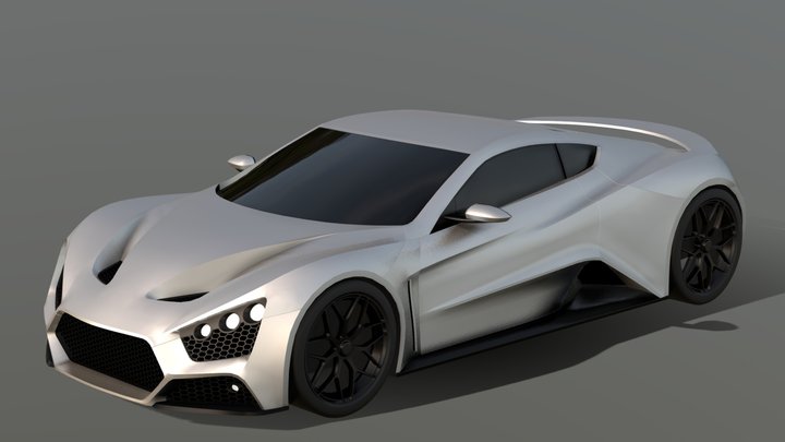 2009 Zenvo ST1 3D Model