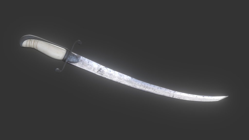 British Infantry Officer's Sabre Solingen Blade - 3D model by ...