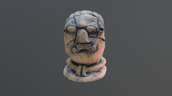 Celt head / Głowa celta 3D Model