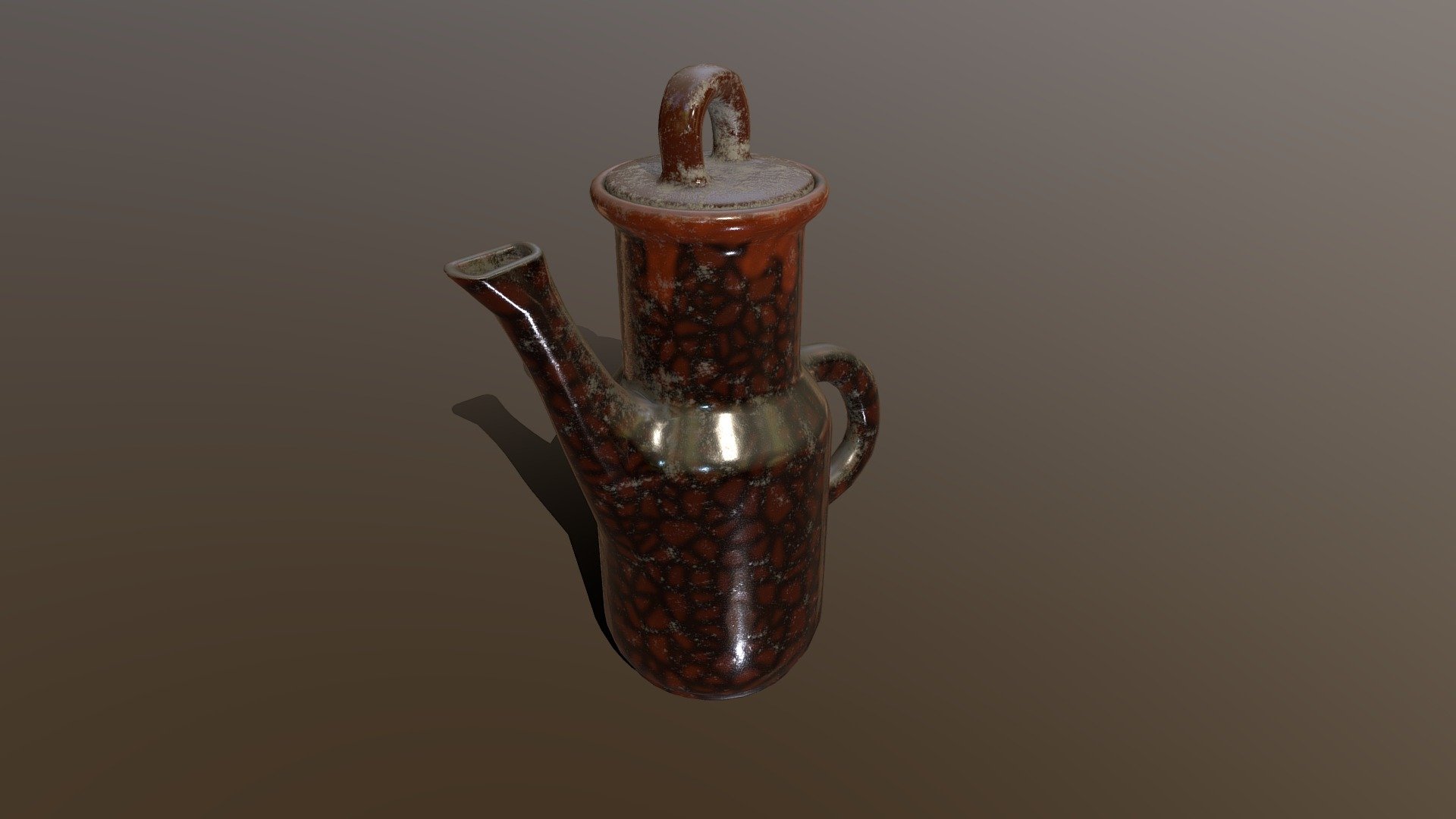 Free Glazed Teapot