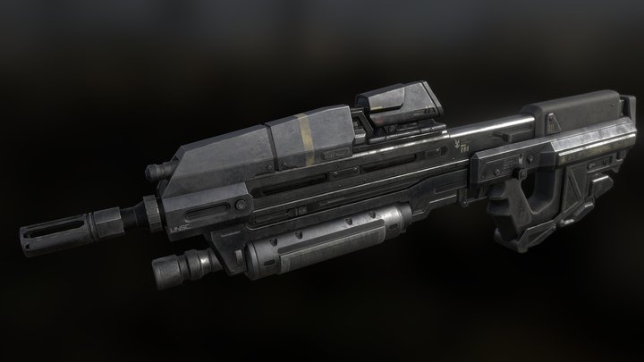 Halo Reach - MA37 Assault Rifle 3D Model