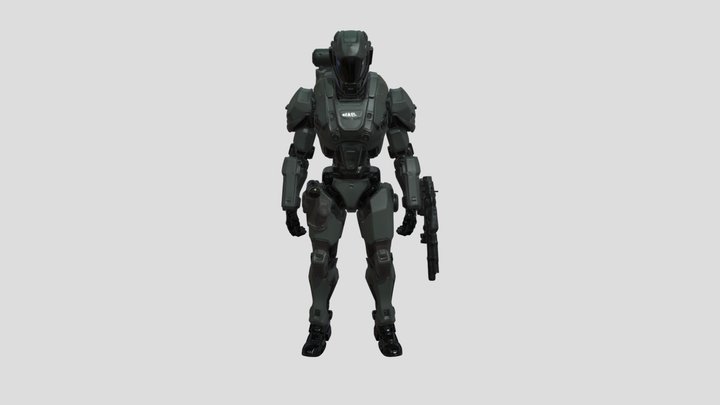 AI cop Sentinel – Free 3D Model STL