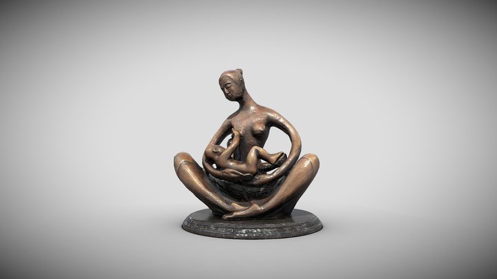 นิทรรศการ “ขอสักครั้งในชีวิต” ประติมากรรม 01 3D Model