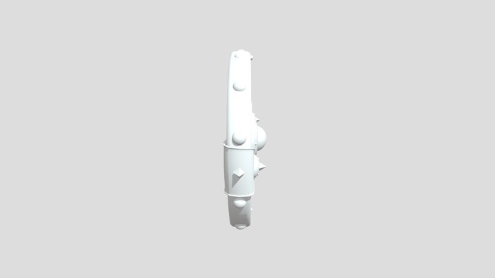 Shield low poly game asset 3D Model