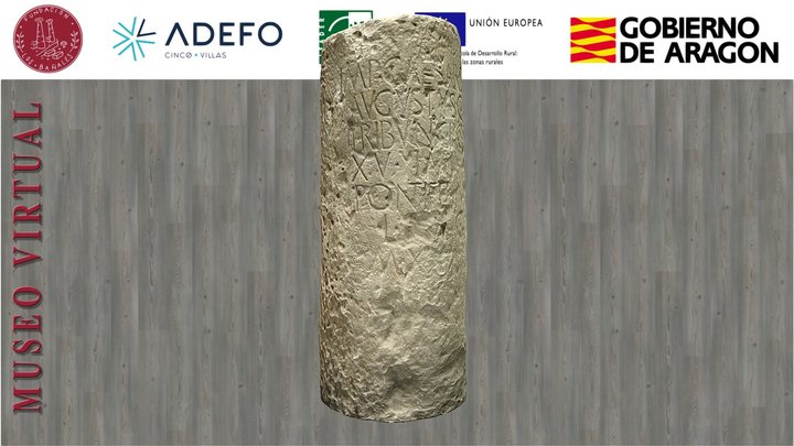 Miliario de Augusto (años 9-8 a. C.) 3D Model