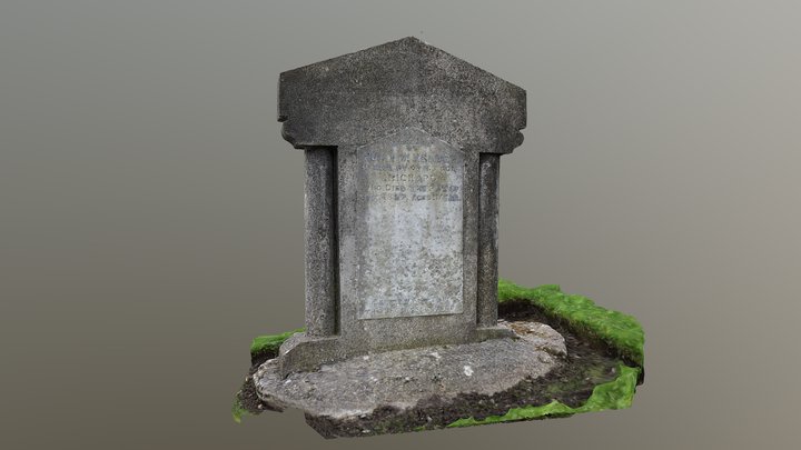 Richard McKelvey Headstone 3D Model