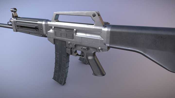 USAS-12 Shotgun - For Sale 3D Model