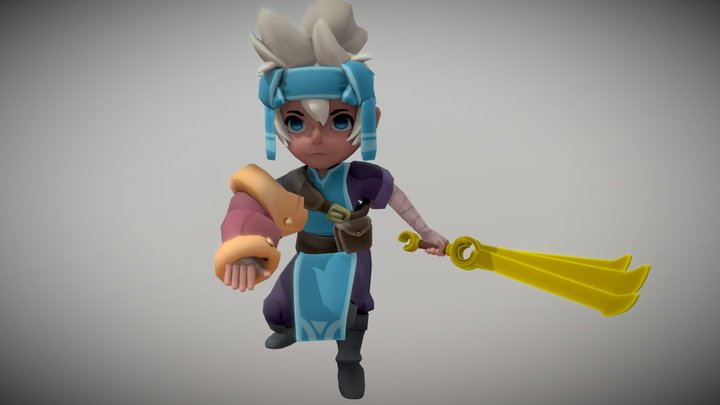 MC Posed 3D Model