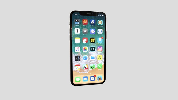 iphone 3D Model