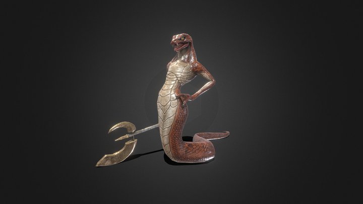 Fantasy Monster : Snake monster 3D Model