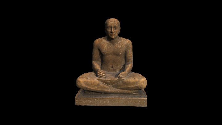 Egyptian Writer 3D Model