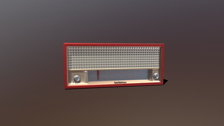 Radio 3D Model
