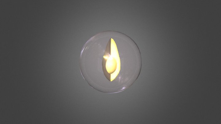 Avocado Bubble 3D Model