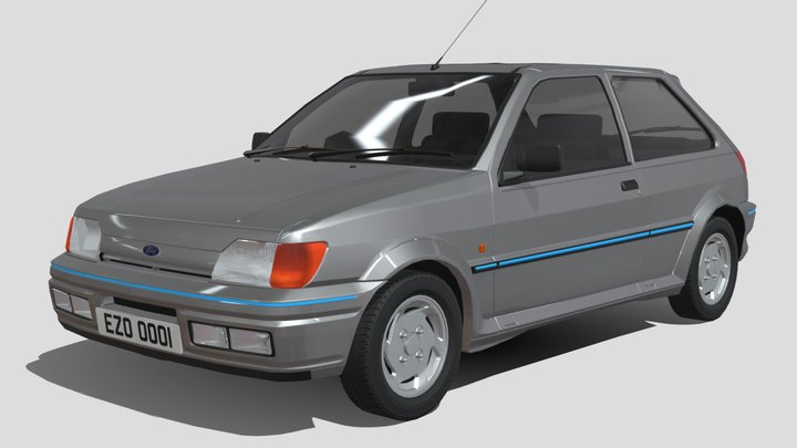 1989 Ford Fiesta XR2i MK3 3D Model