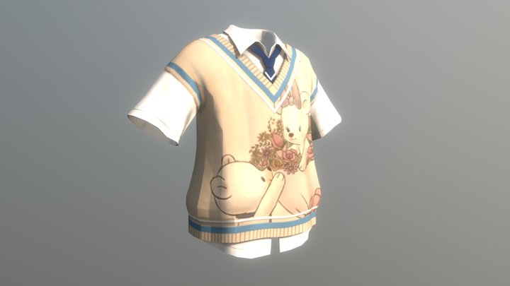 Cute Blazer With Bears (With Bones) – Modello 3D gratuito STL