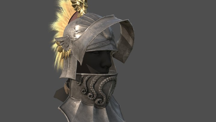 Medieval Helmet 3D Model