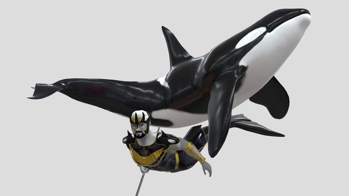 Killerwhale King 3D Model