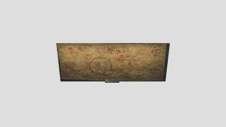 北齐壁画博物馆升天图 3D Model