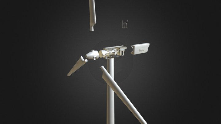 wind turbine 3D Model