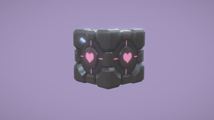 Companion Cube 3D Model