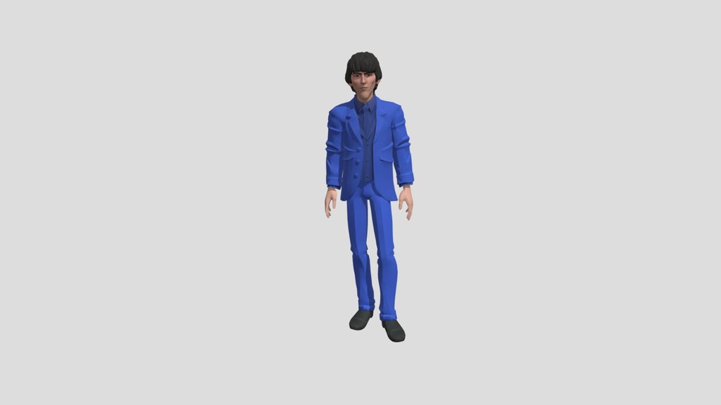 Cartoon George Harrison