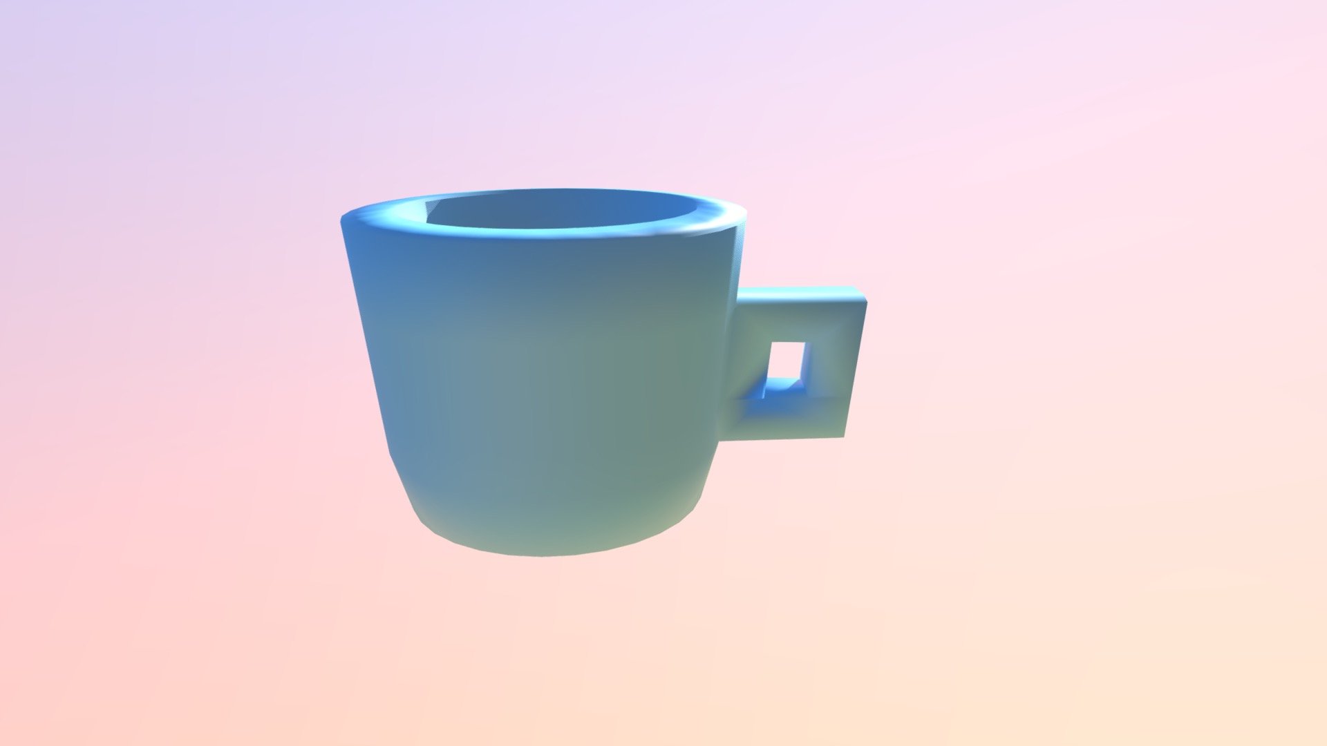Tazza Azzurra Con Smooth 2