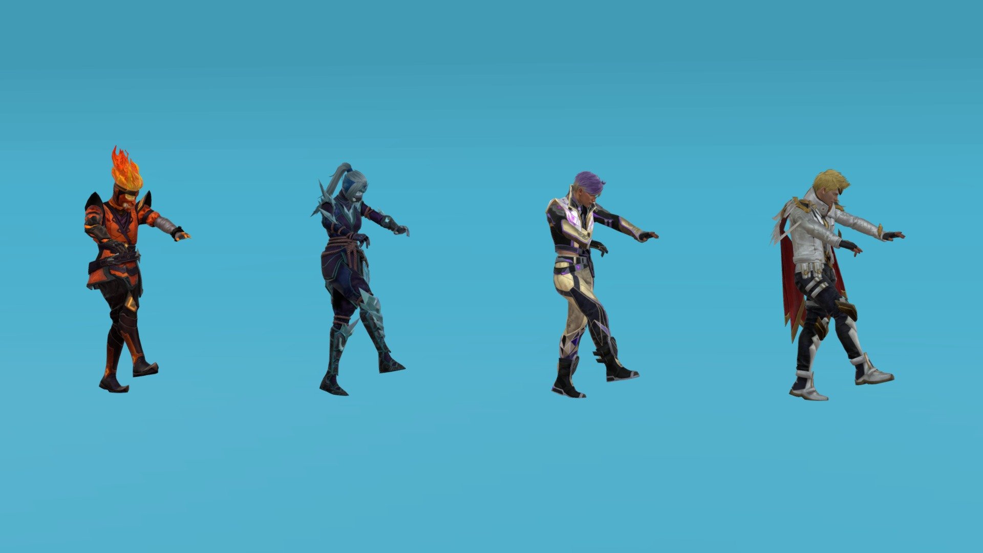 FreeFire 4 new 3d modle ob35 witn dancing emote