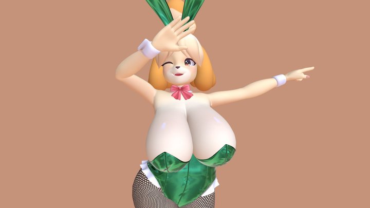 Animal Crossing - Isabelle 3D Model