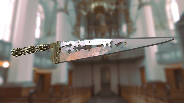 Knife, Spanish 18th Century 3D Model