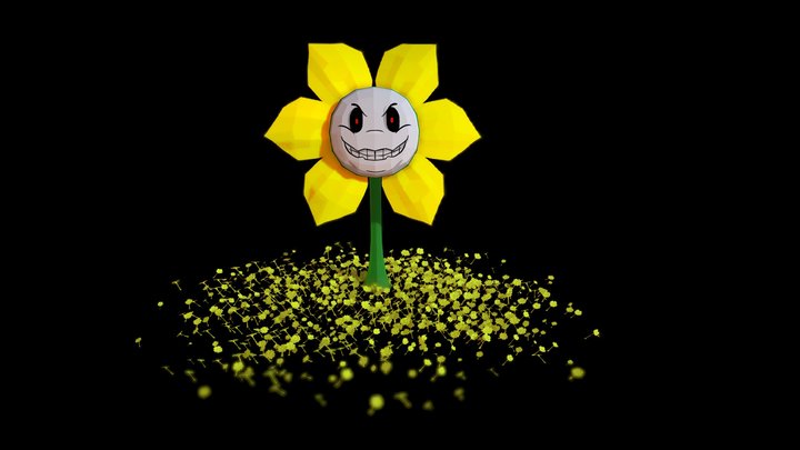 Omega Flowey update - Download Free 3D model by DevCentral (@Devcentral)  [d4ef1c4]