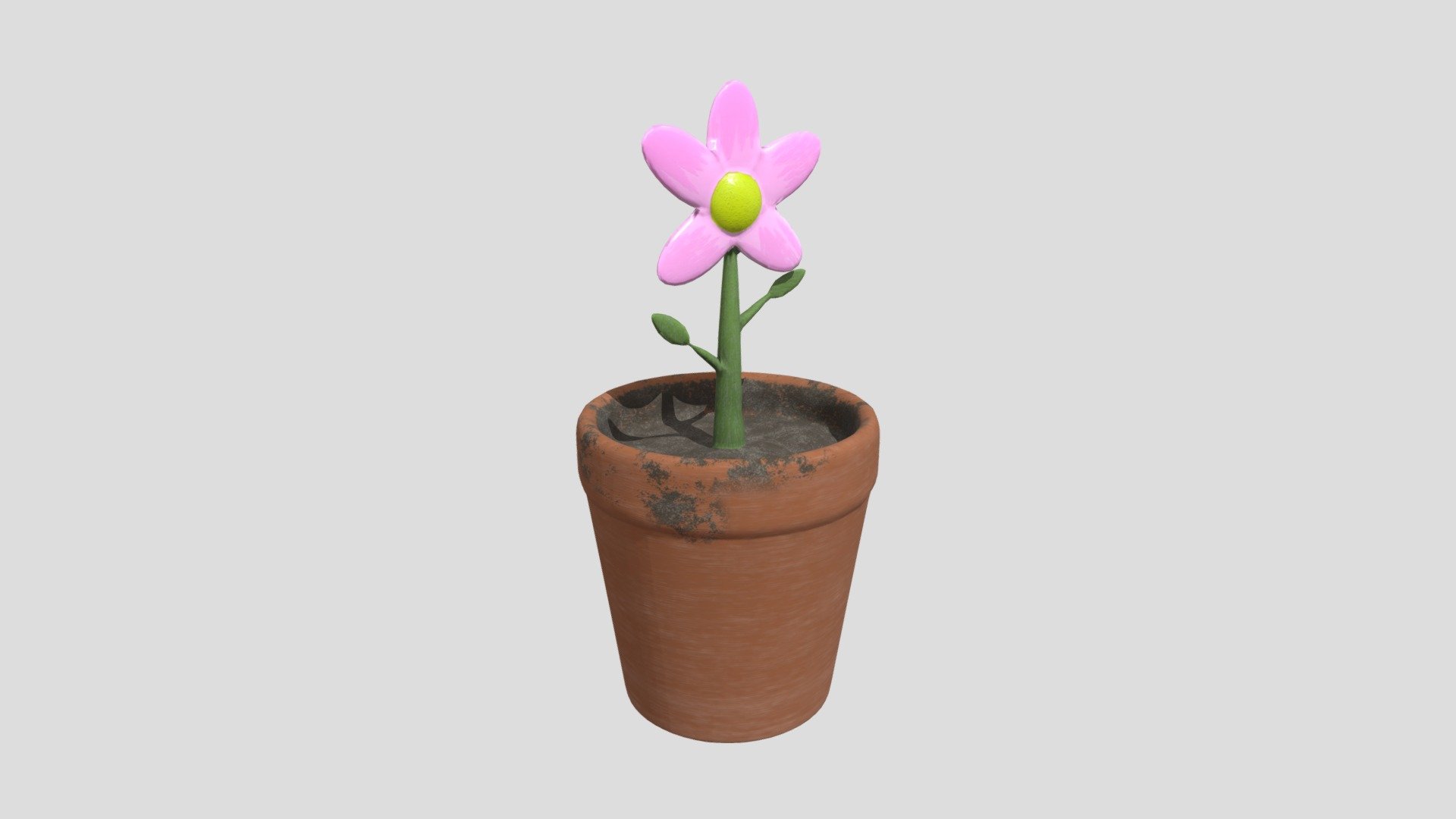 Flor en maceta