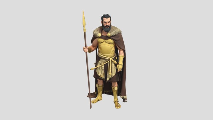 Goddess-Forged Elite Hoplite 3D Model