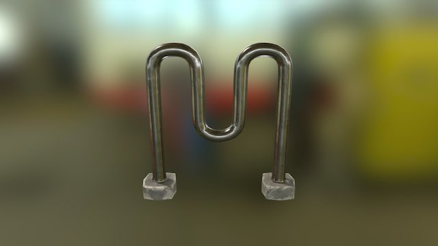 Bike Rack 3D Model