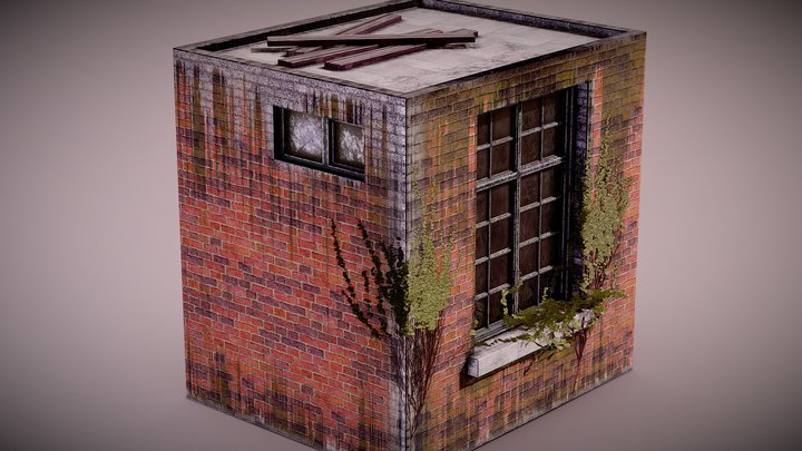 Old Shack RoofTop Prop2 [GameReady] – Modèle 3D gratuit STL