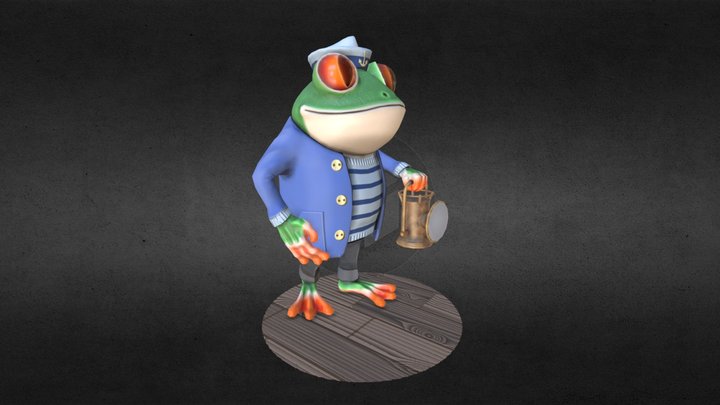 Saylor frog 3D Model