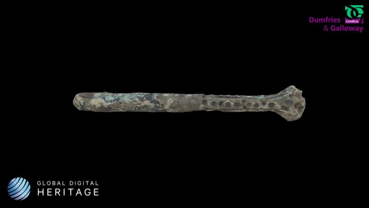 Whithorn Bronze Stick Pin - Stranraer Museum
